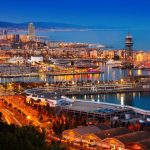 port-barcelona-during-evening-spain